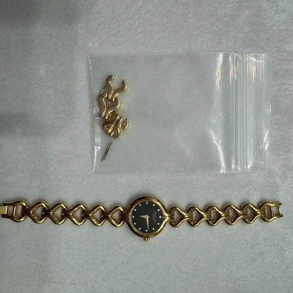 Raymond Weil Gold and Black Women's Watch with Diamond Hour Markers - 5878 - Picture 14 of 14